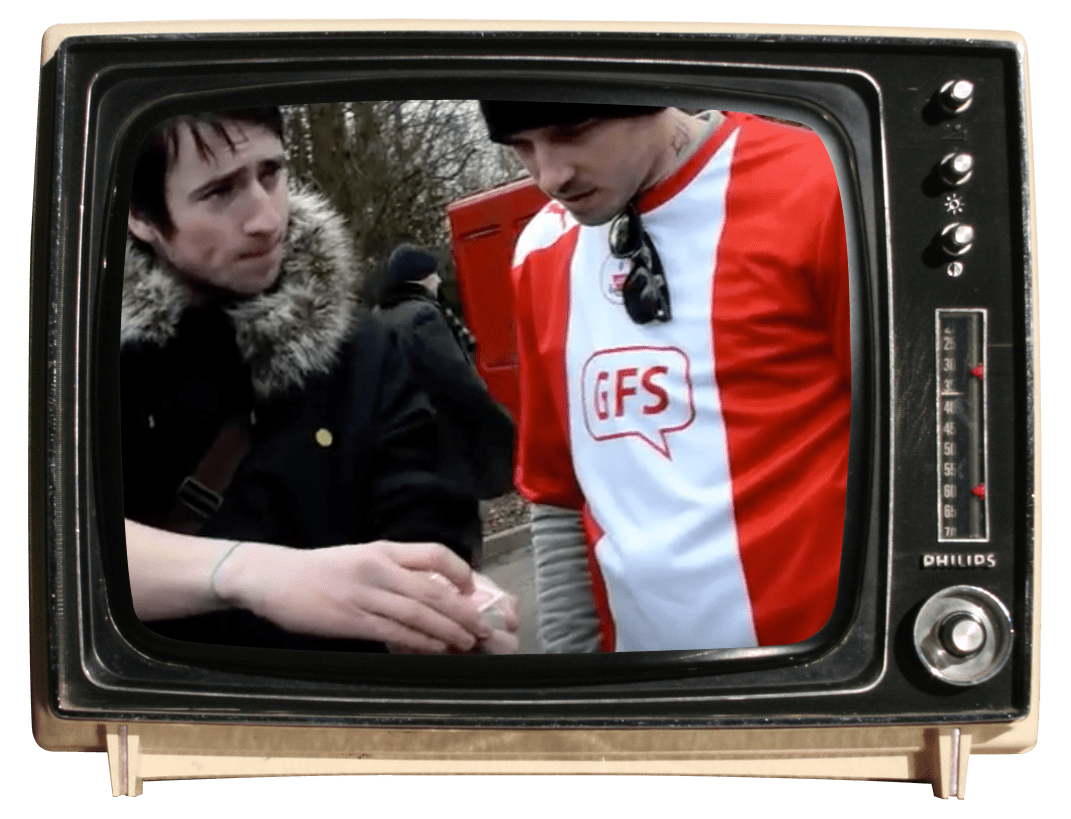 Outside Crawley FC football ground